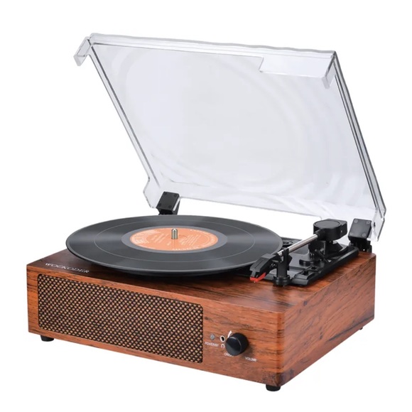 New WOCKODER KD-2008BL
Record Player Turntable
Wireless Portable LP
Phonograph - Picture 4 of 4